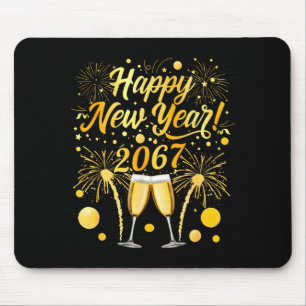 Happy New Year 2067 Funny 67 Six Seven Meme New Ye Mouse Pad