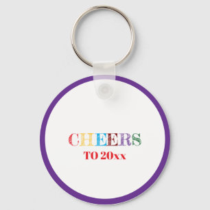 Happy New Year 20xx Family Celebration Keychain