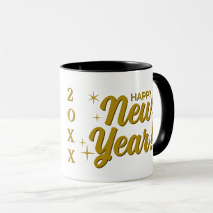 Happy New Year 20XX Large 11 oz Combo Mug