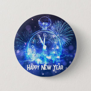 Happy New Year  2 Inch Round Button