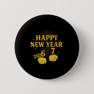 Happy New Year 67 Meme – Funny 2026 Celebration Pa 2 Inch Round Button