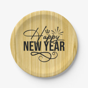 Happy New Year-83852 Paper Plate