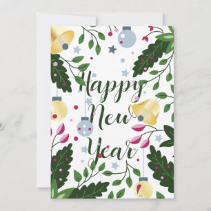 Happy New Year and Merry Christmas Invitation