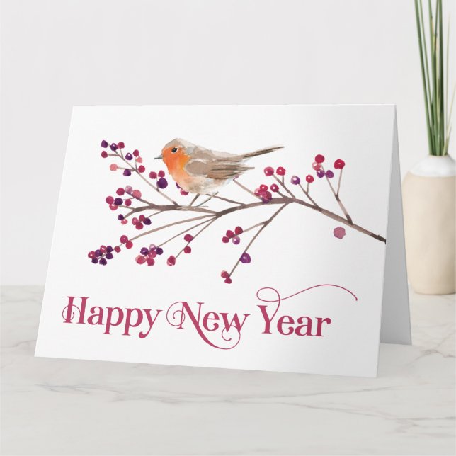 Happy New Year Announcement Holiday (Front)