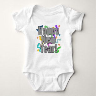 Happy New Year Baby Bodysuit