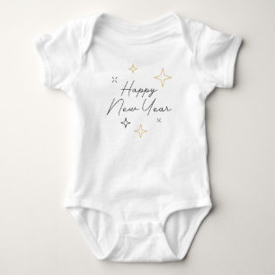 Happy New Year  Baby Bodysuit