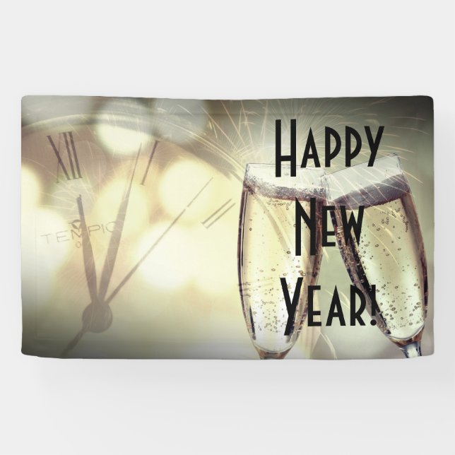 Happy New Year  Banner (Horizontal)