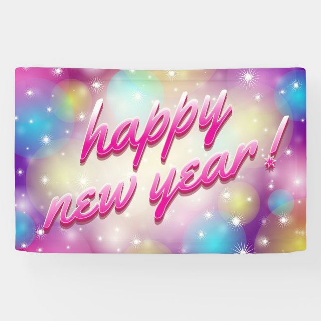 Happy New Year  Banner (Horizontal)