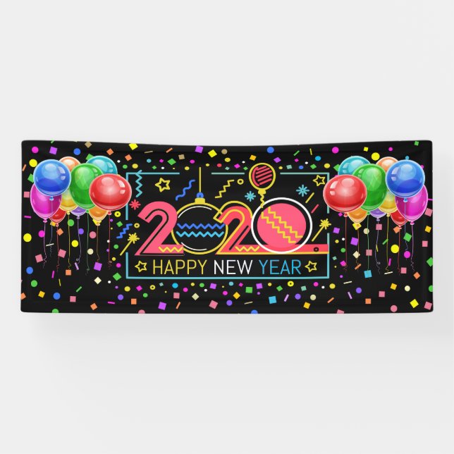 Happy New Year Banner (Horizontal)