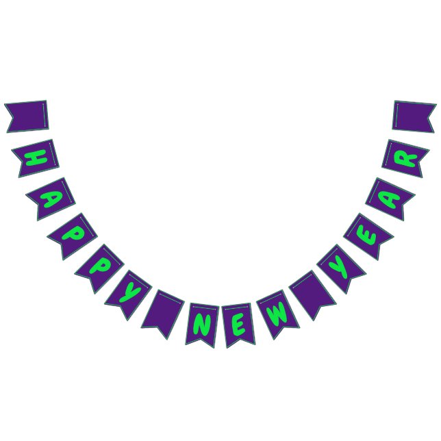 Happy New Year bunting flags by dalDesignNZ (All)