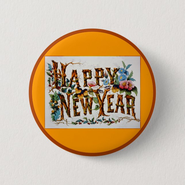 Happy New Year! - Button #2 (Front)