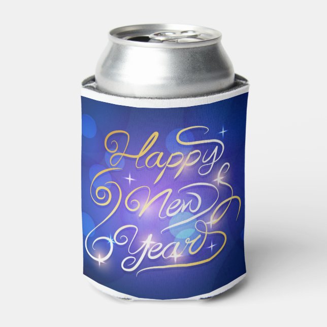 Happy New Year Can Cooler (Can Front)