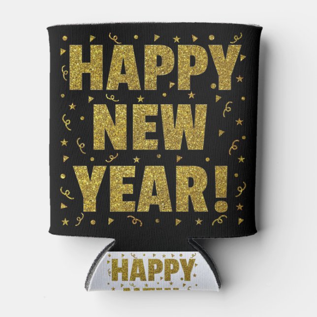 Happy New Year Can Cooler (Front)