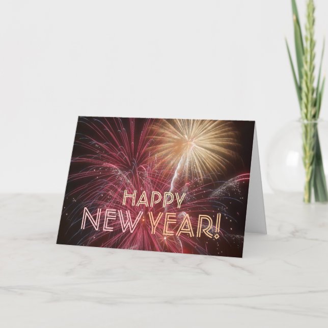 Happy New Year card (Front)