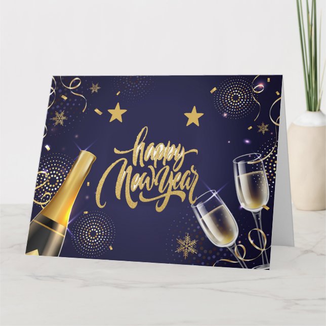 Happy New Year  Card (Front)