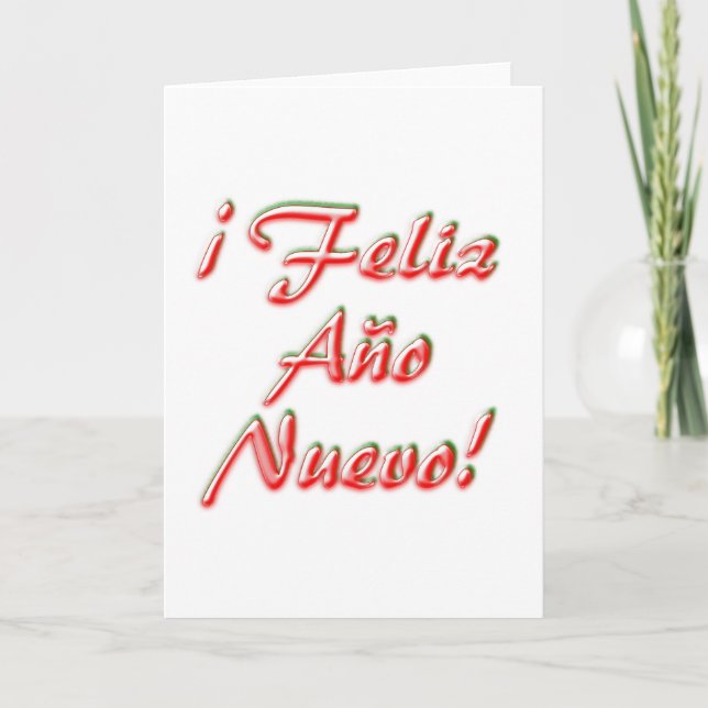 Happy New Year card (Front)