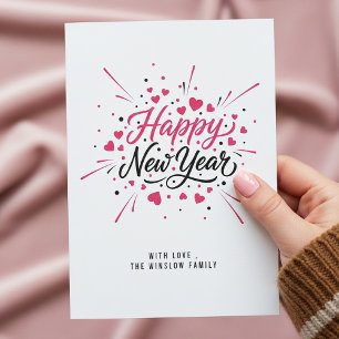 Happy New Year Card – Personalized Name or Family