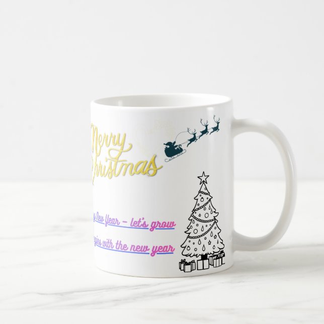 Happy New Year Celebration Mug (Right)
