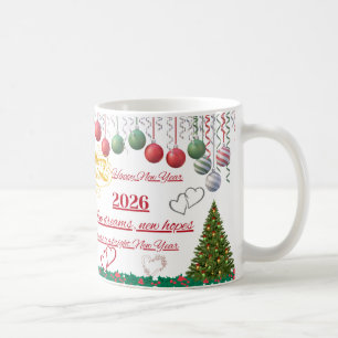 Happy New Year Celebration Mug