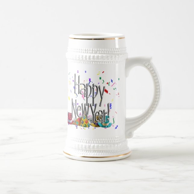 HAPPY NEW YEAR! CHOICES BEER STEIN (Right)