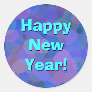 Happy New Year! Classic Round Sticker