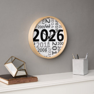 Happy New Year Clock