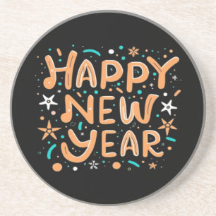 Happy New Year Coaster
