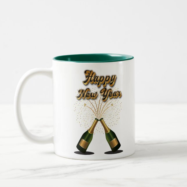 Happy New Year coffee Mug (Left)