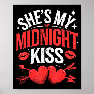 Happy New Year Couples She's My Midnight Kiss Vale Poster