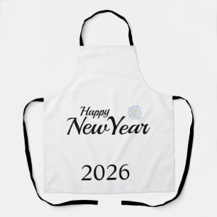 Happy New Year Custom Present Apron