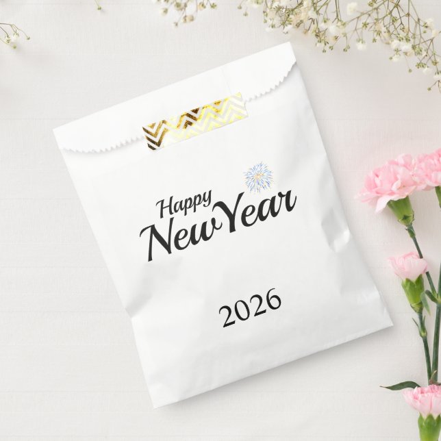 Happy New Year Custom Present Favour Bag (Sealed)
