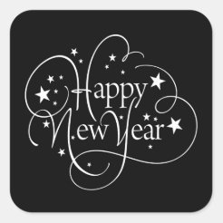 Happy New Year Stickers | Zazzle CA