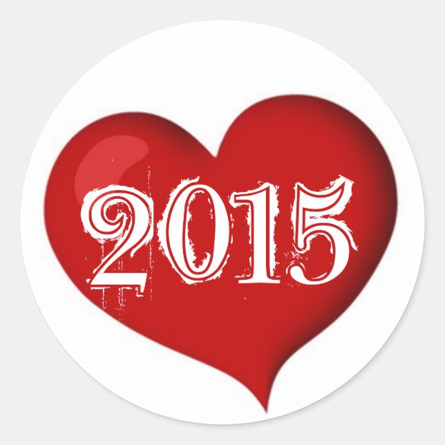 Happy New Year Customizable Sticker (Front)