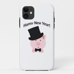 Happy New Year! Dapper Pig iPhone 11 Case