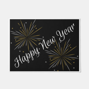 Happy New Year Door Mat