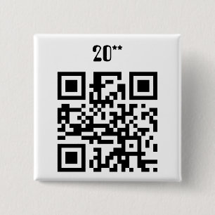 Happy New Year - English 2 Inch Square Button