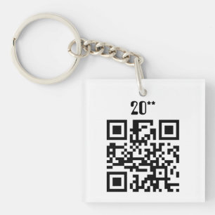 Happy New Year - English Keychain