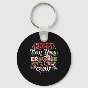Happy New Year Er Nurse Crew Christmas Lovely Funn Keychain