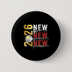 Happy New Year Eve 2026 New Year Party Hello 2026  2 Inch Round Button