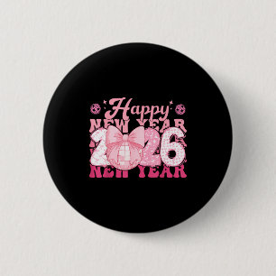 Happy New Year Eve 2026 Party Family Matching Men  2 Inch Round Button