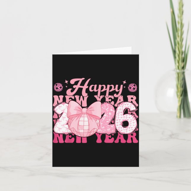Happy New Year Eve 2026 Party Family Matching Men  Card (Front)