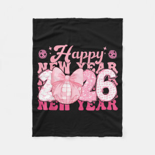 Happy New Year Eve 2026 Party Family Matching Men Fleece Blanket