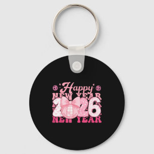 Happy New Year Eve 2026 Party Family Matching Men Keychain