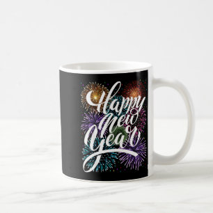 Happy New Year Firework Family Matching Men Women Coffee Mug