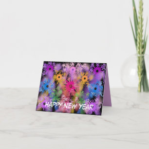 Happy New Year Fireworks Cards