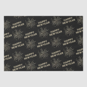 Happy New Year Fireworks  Tissue Paper