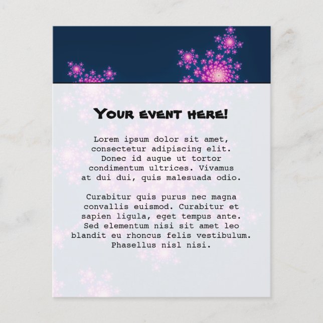 Happy New Year Fractal Flyer (Front)