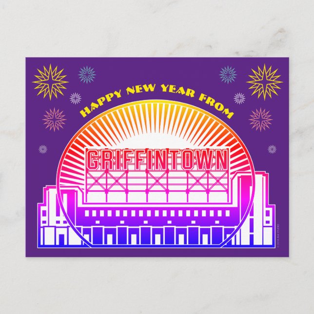 Happy New Year From Griffintown Postcard (Front)