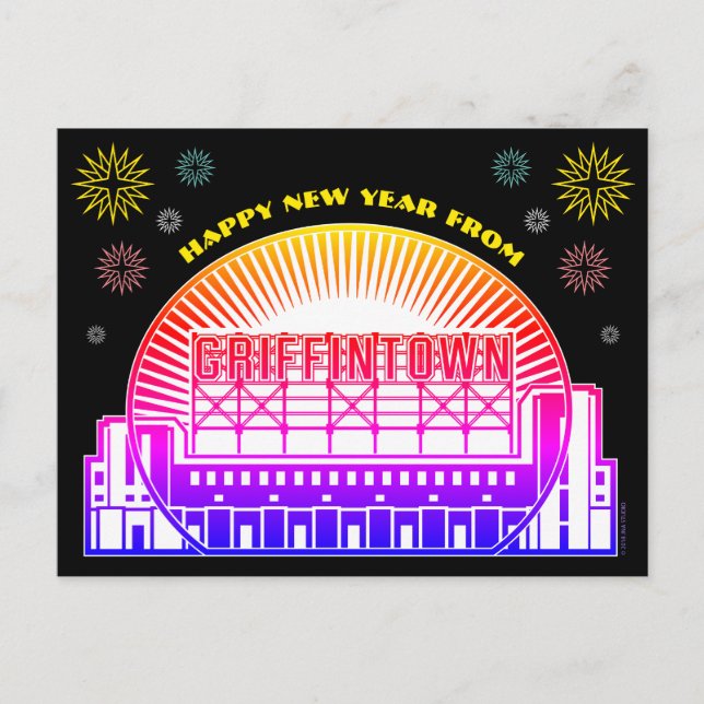 Happy New Year From Griffintown Postcard (Front)