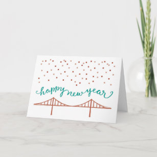 Happy New Year from San Francisco! Holiday Card